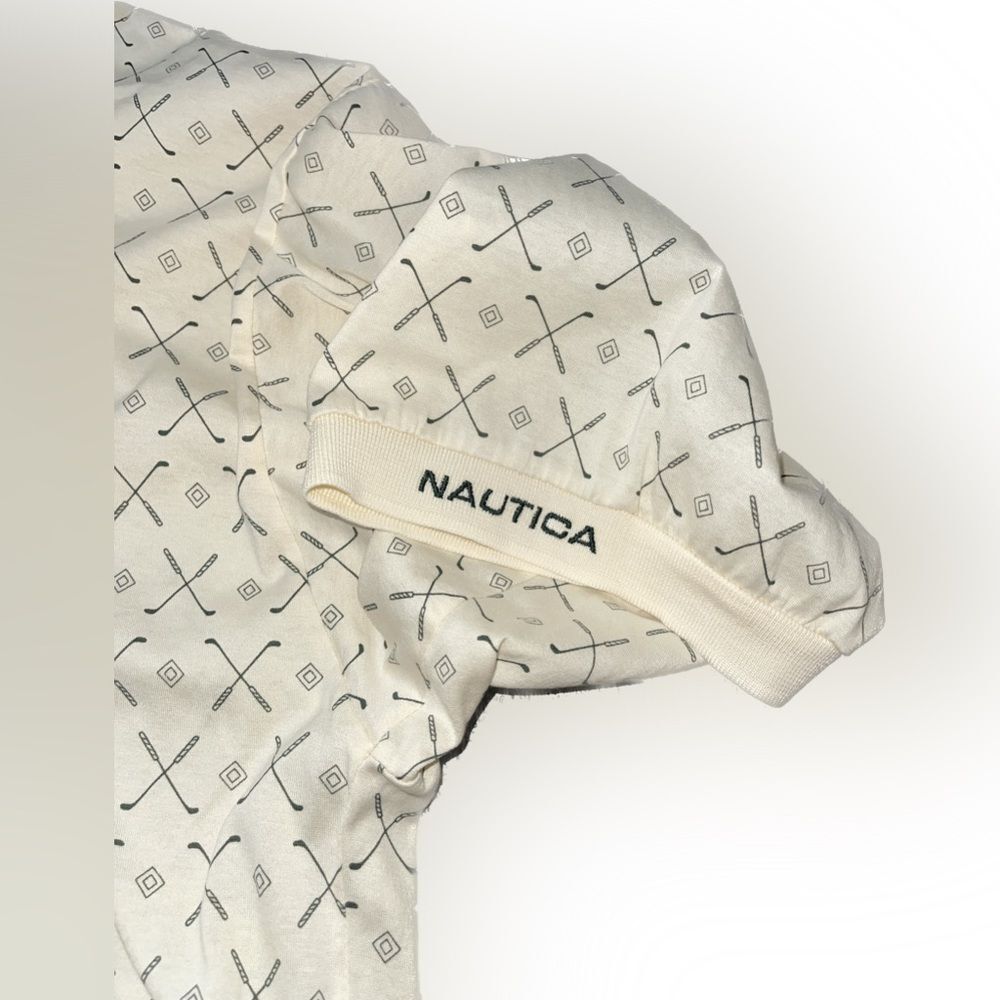 Mens Nautica Golf Collar Polo Shirt - Picture 3 of 7
